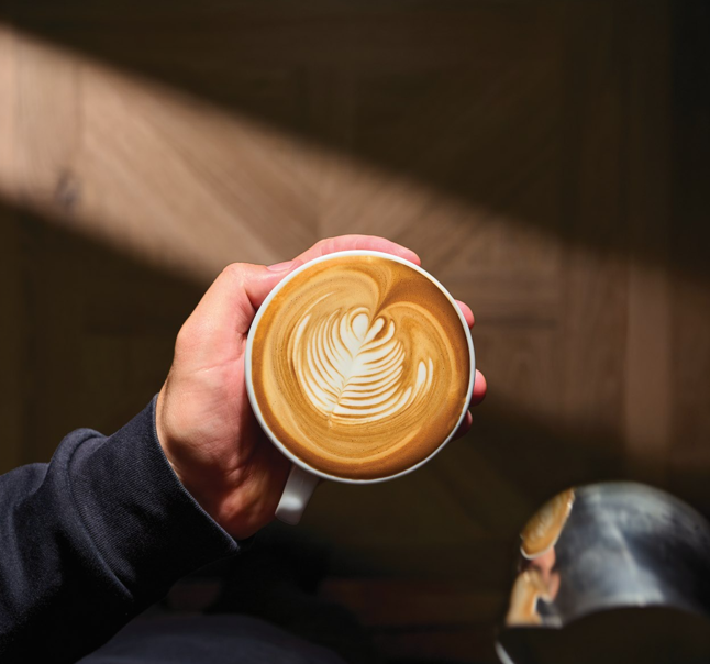 50% på tre koppar kaffe Caffé Nero