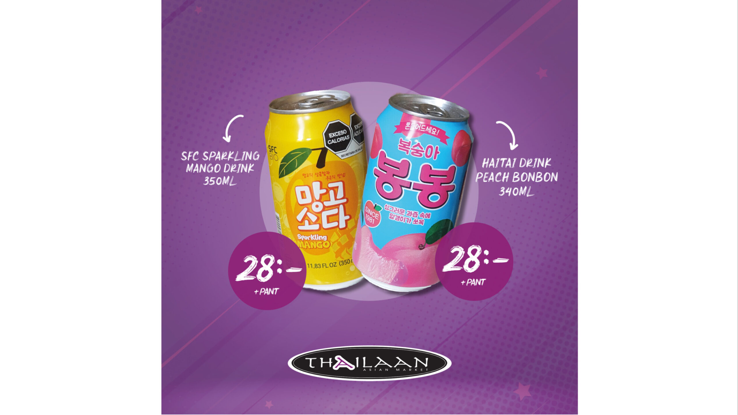 NYA DRYCKER Thailaan Asian Market