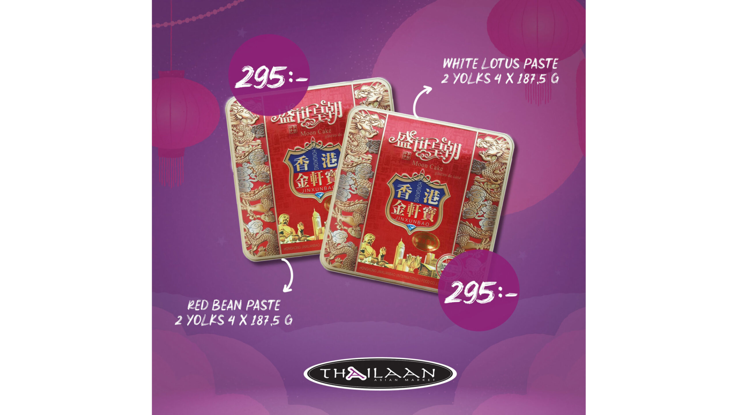 NYA MOONCAKE Thailaan Asian Market